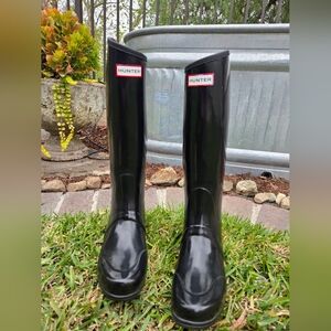 Hunter Black Rain Boots